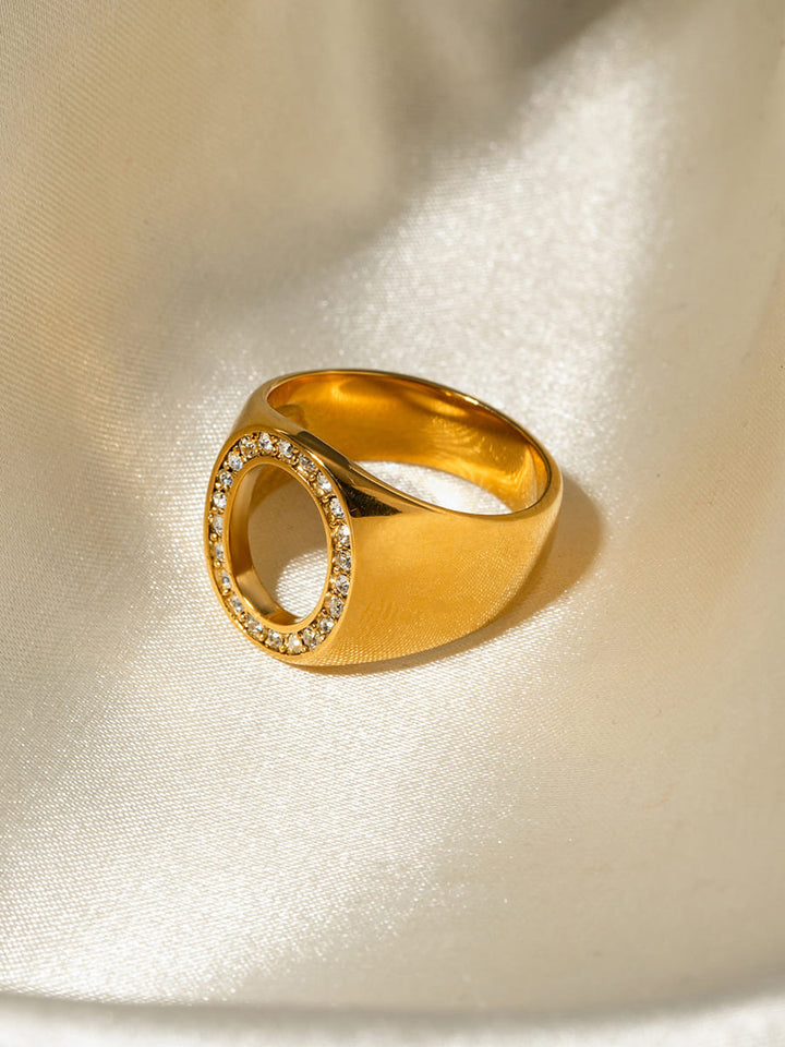 Oval Hollow Ring