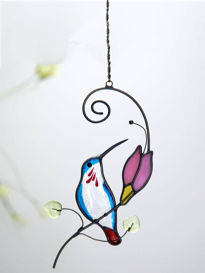Decoratiune agățată cu pasăre colibri minuscul