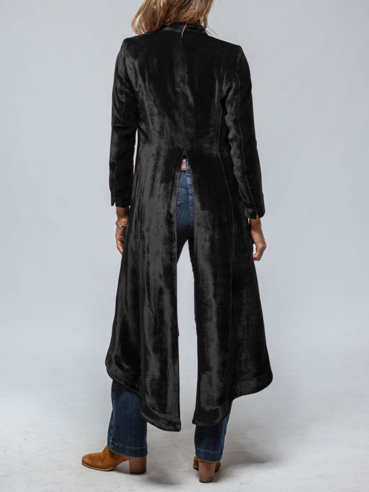 Mahabang Cardigan Trench Coat