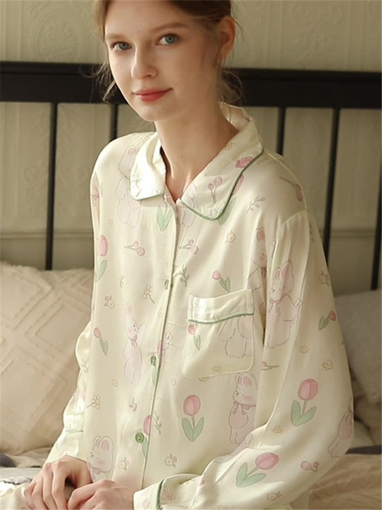 Çift Katmanlı Bambu Elyaflı Pijama