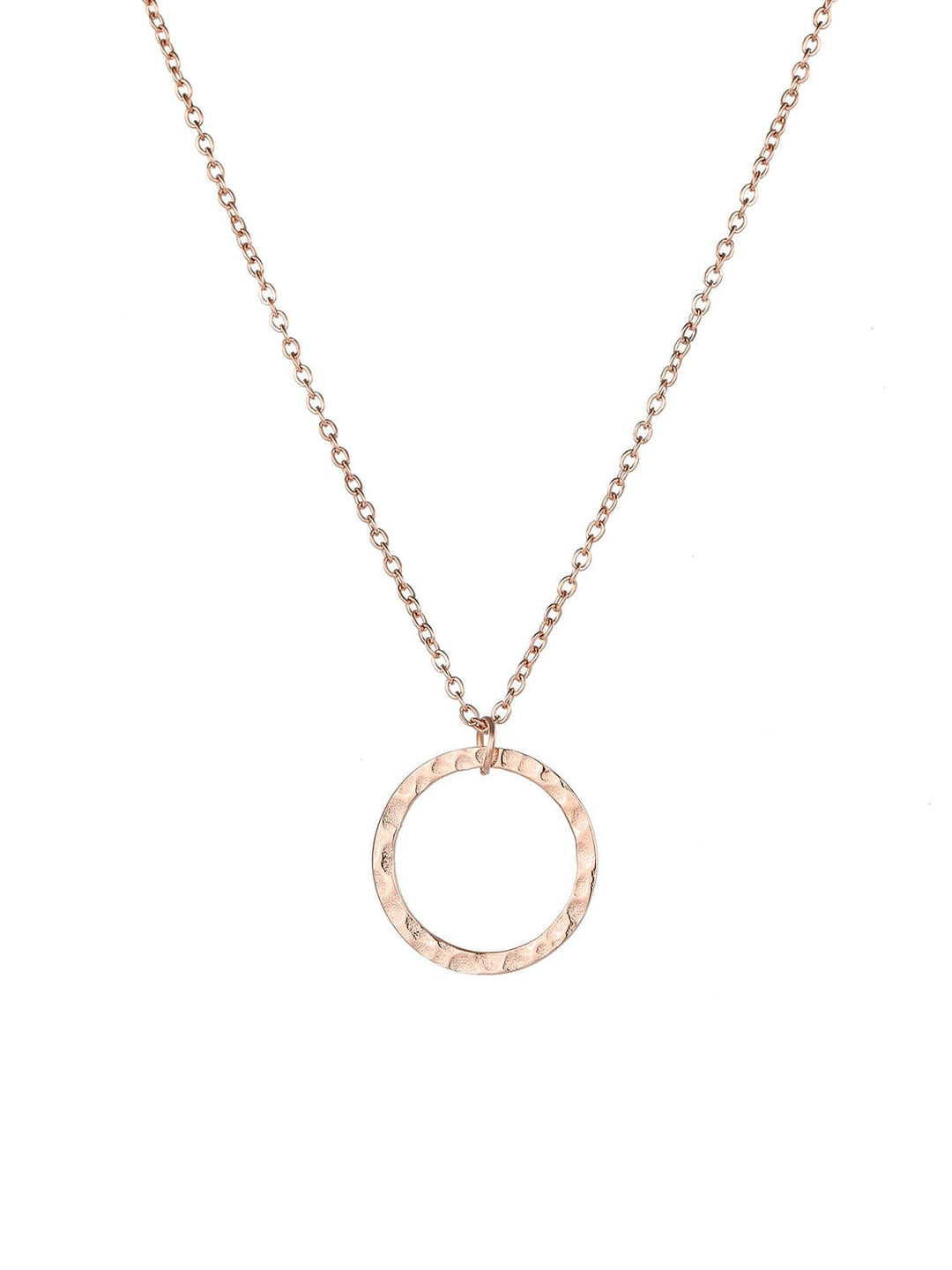 LUXE organický náhrdelník s otevřeným kruhem