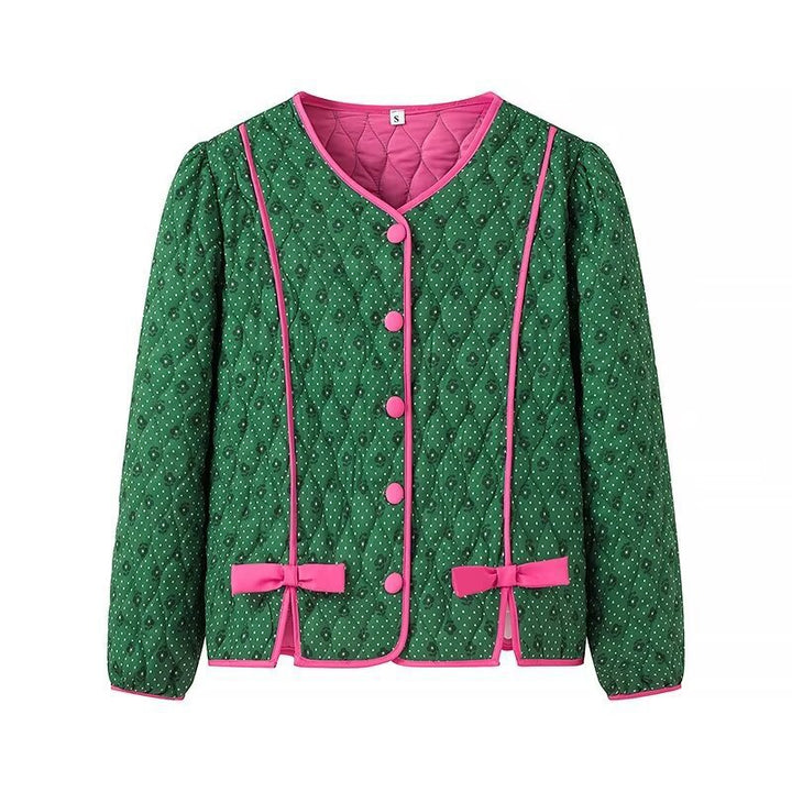 Giacca con fiocco rosa Green Life