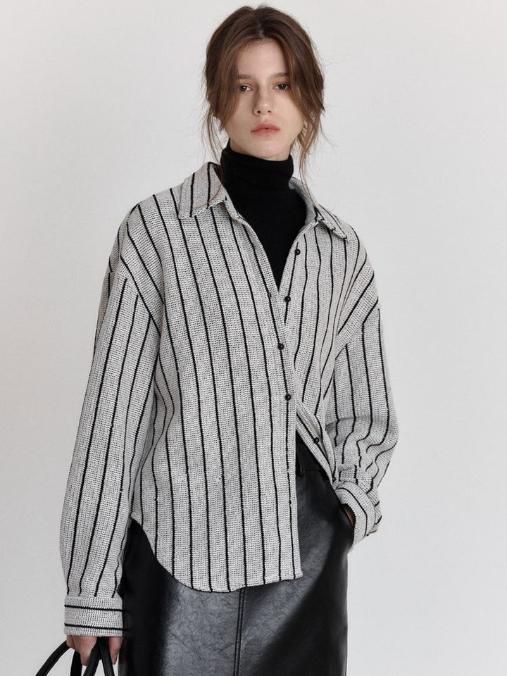 Gintong Striped Casual Shirt