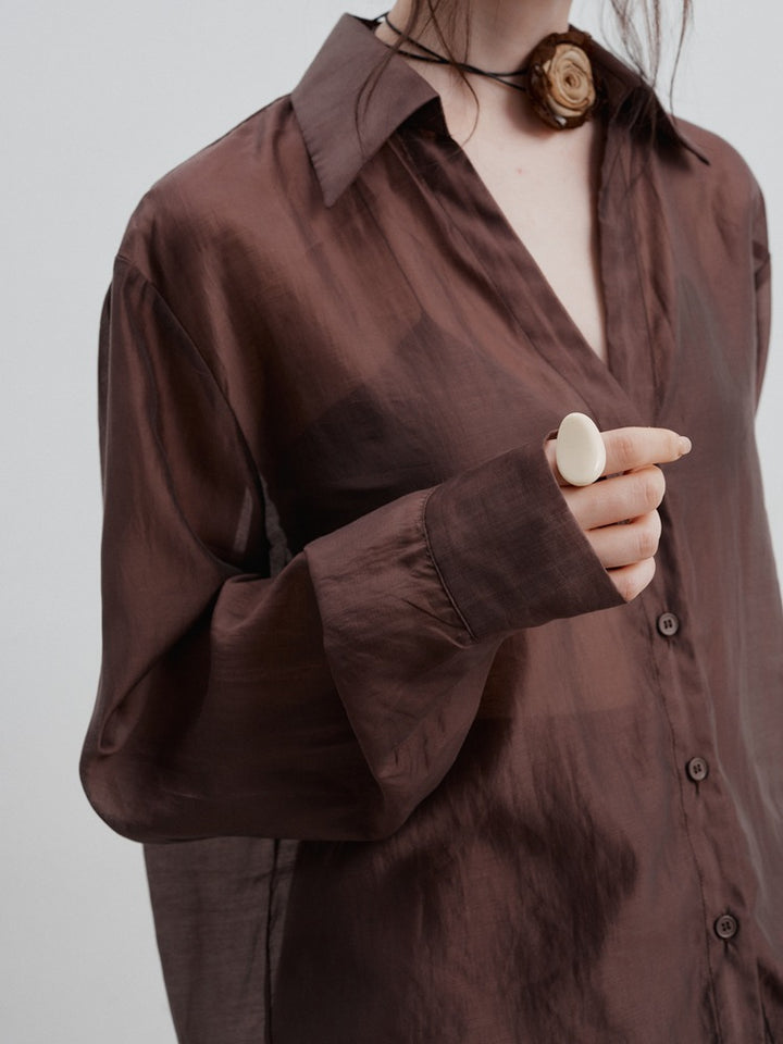 Ελαφρύ μακρυμάνικο πουκάμισο αντιηλιακής προστασίας