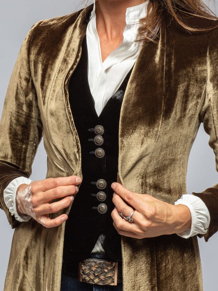 Lange vest trenchcoat