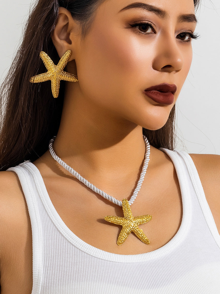 Santorini Starfish Necklace ~ Ginto