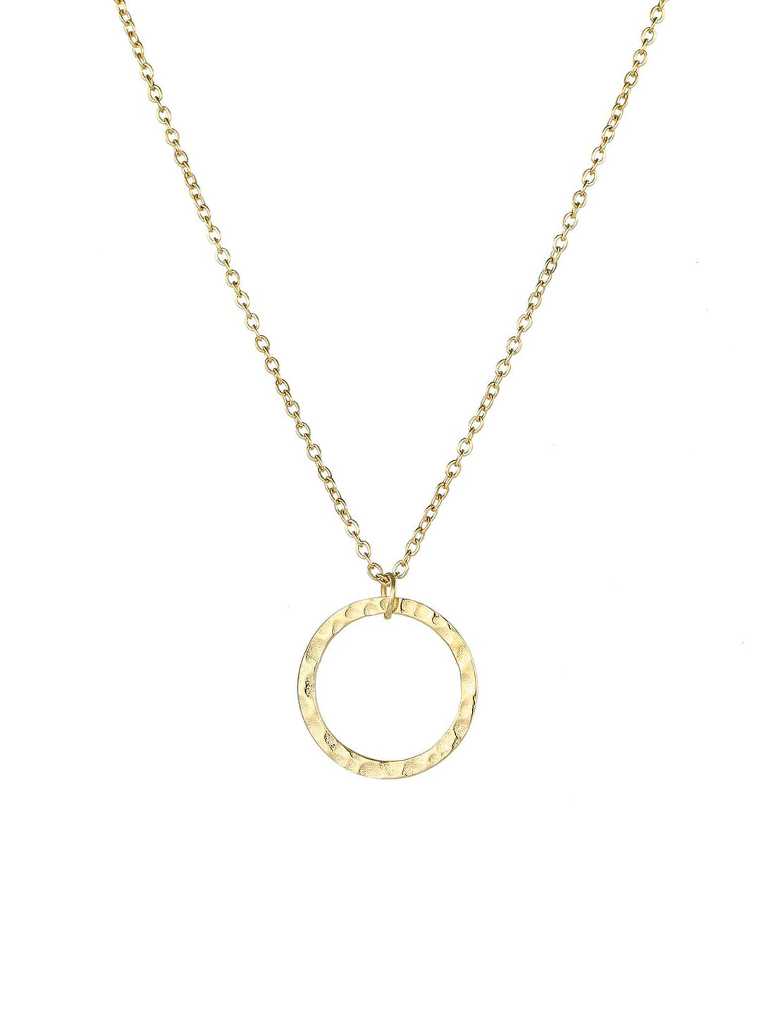 LUXE organický náhrdelník s otevřeným kruhem