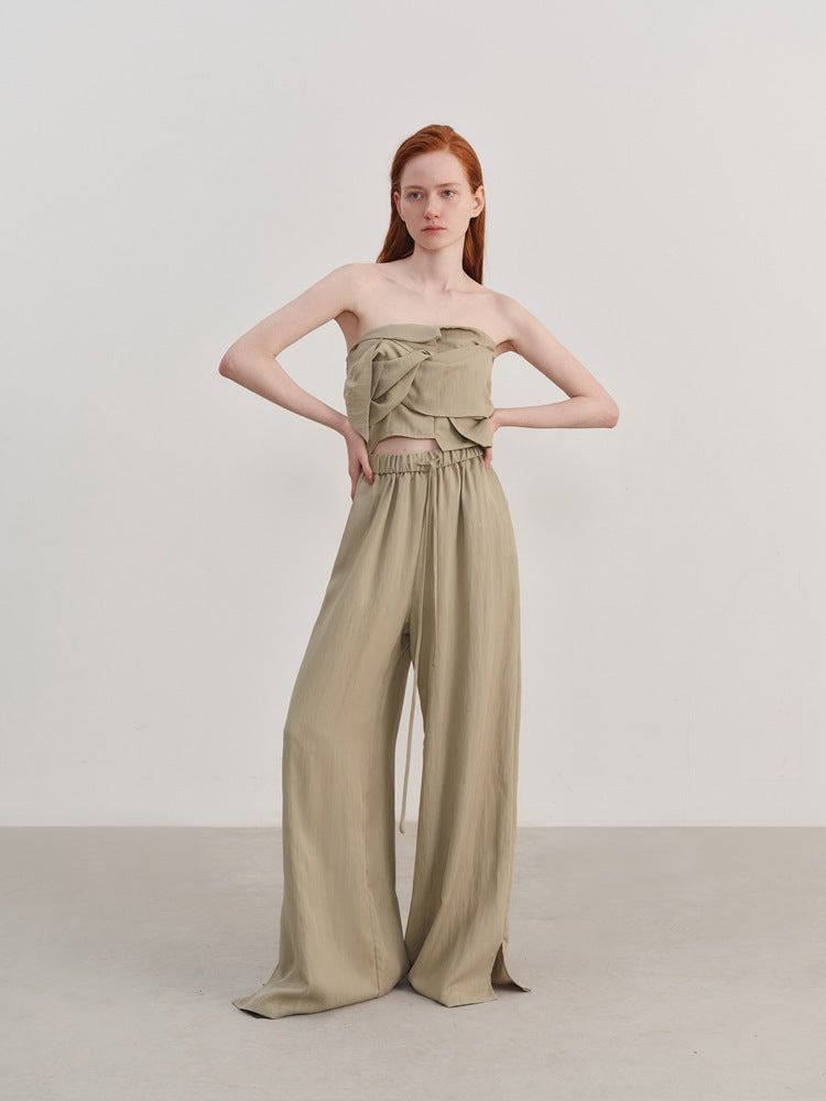 Μπλουζάκι Tencel Off-Shoulder