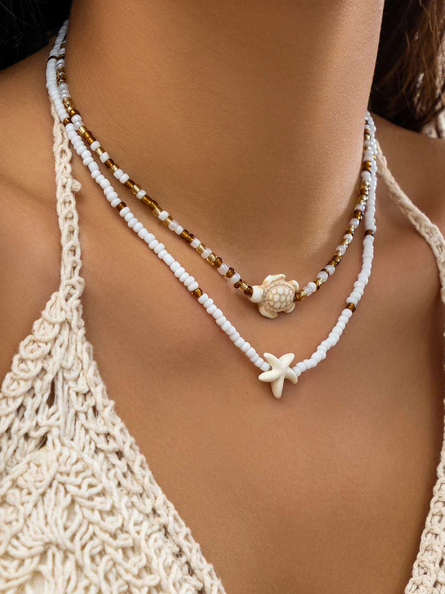 Beach Starfish Shell Necklace