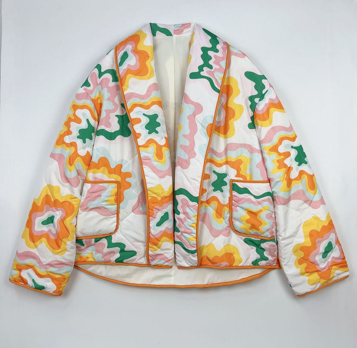 Elma Printed Quilted Jacket