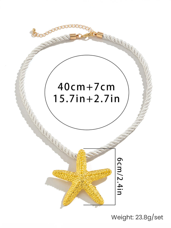 Collana stella marina di Santorini ~ Oro