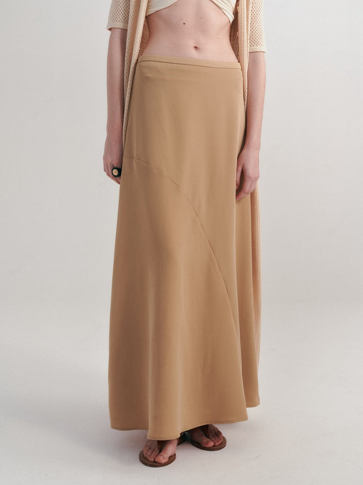 Korean Style Casual High-Waist A-Line Skirt