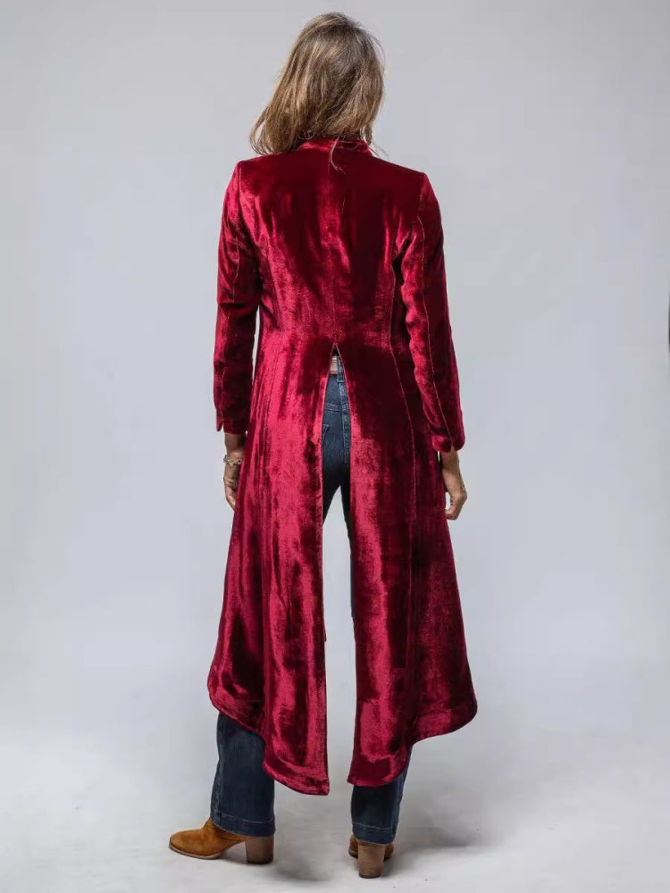 Lange vest trenchcoat
