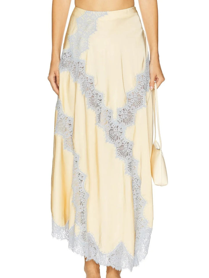 Satin Camisole Midi Skirt Set