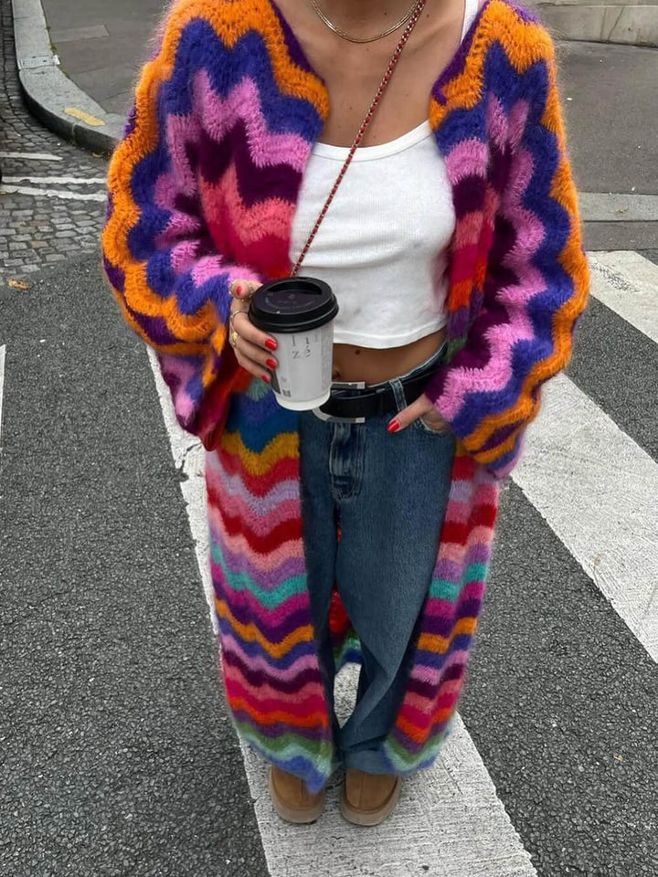 Wave Mohair Cardigan