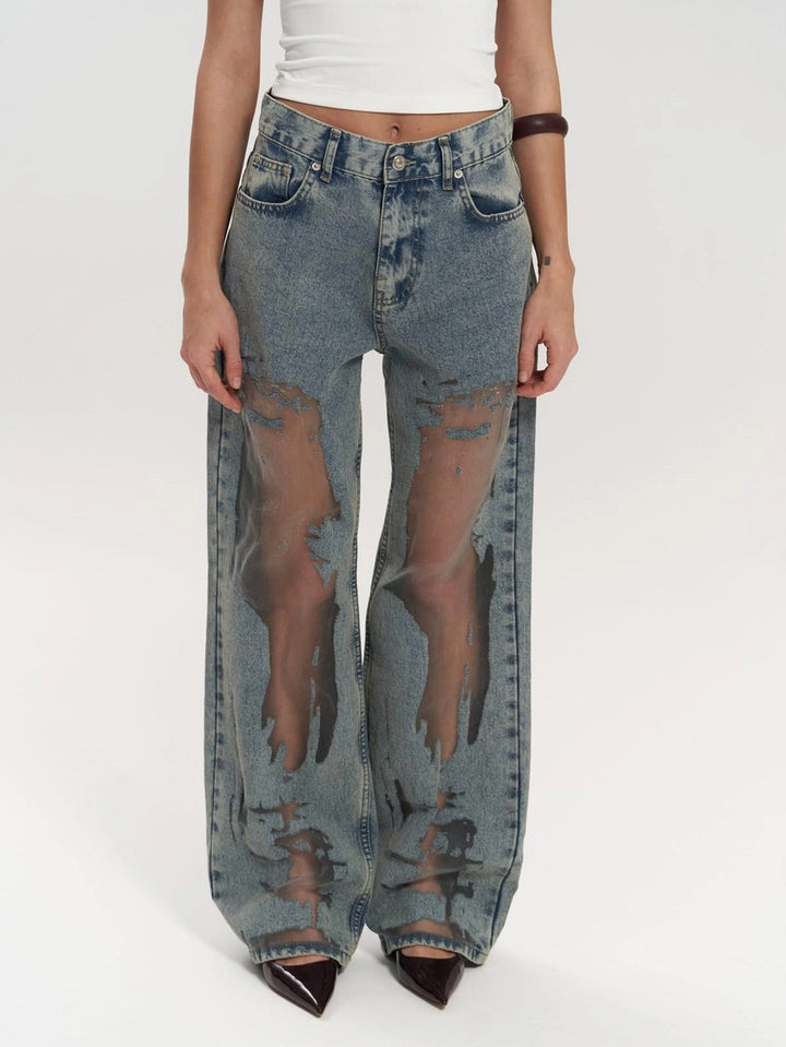 Trixie Blue Transparent Jeans