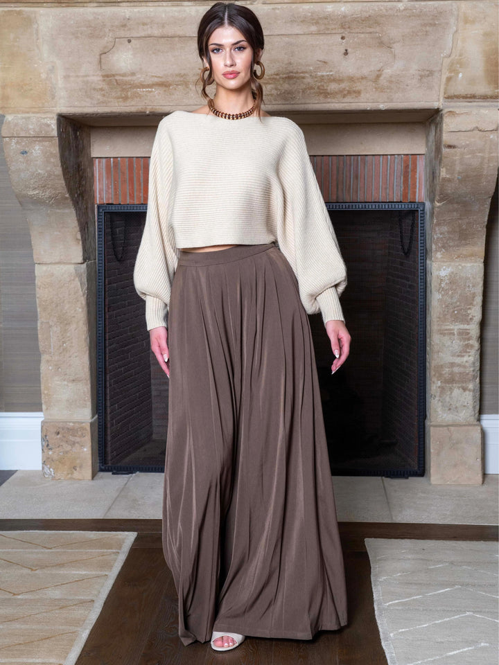 Chic Airy Vibe Wide Leg Pants Set