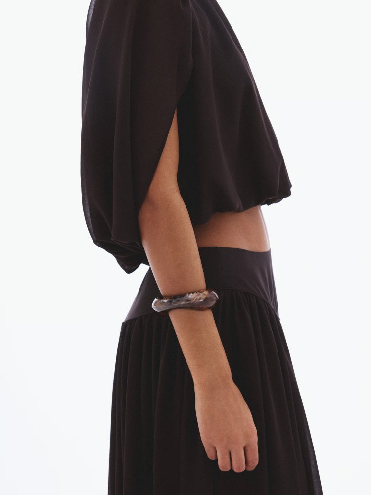 Set gonna corta e mantella Sheer Cocoon