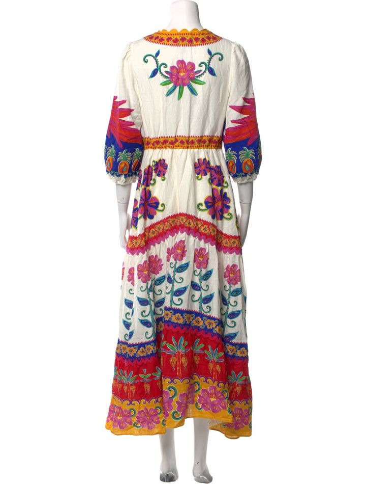 Vivid Garden Maxi Dress