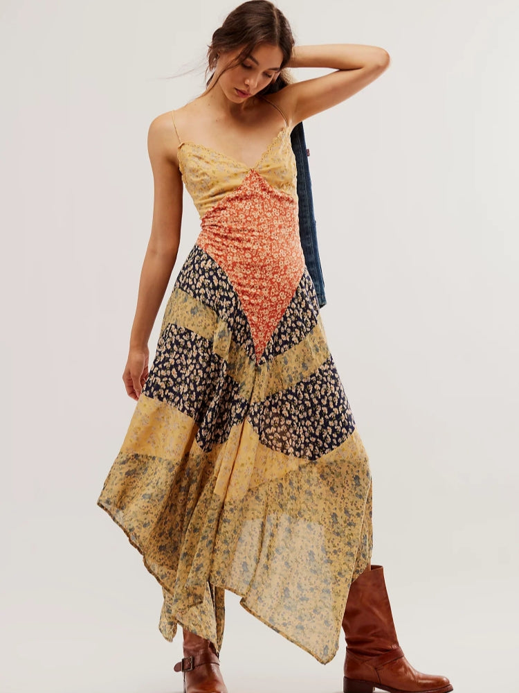 Niniting Floral Maxi Dresses