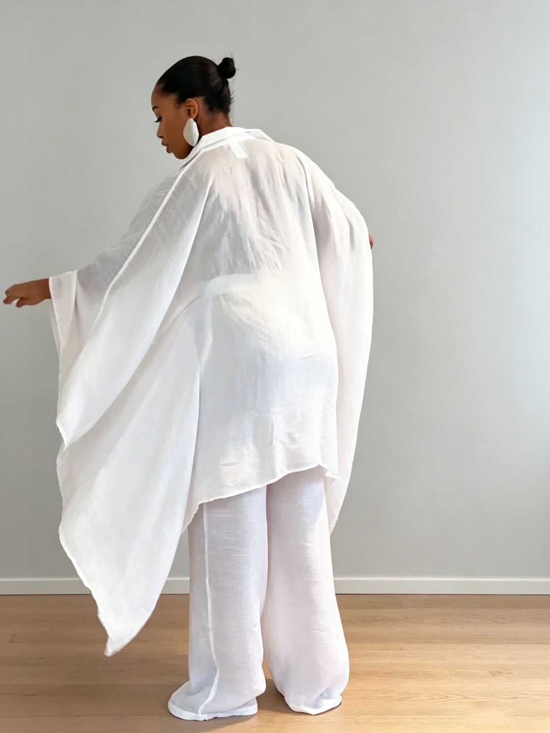 Komplet oversize: tunika i spodnie