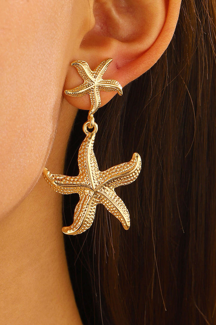Starfish hänge örhängen