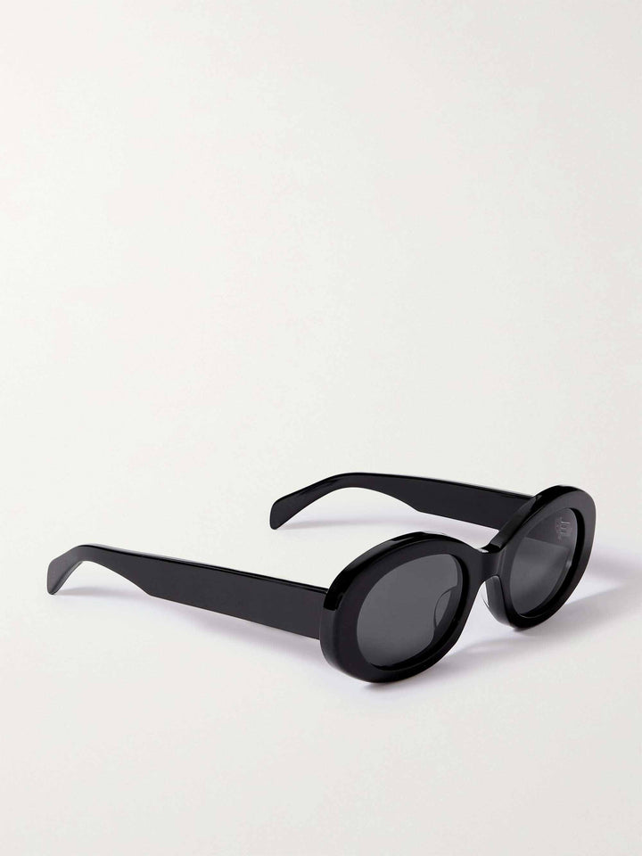 Oval Acetate Sunglasses