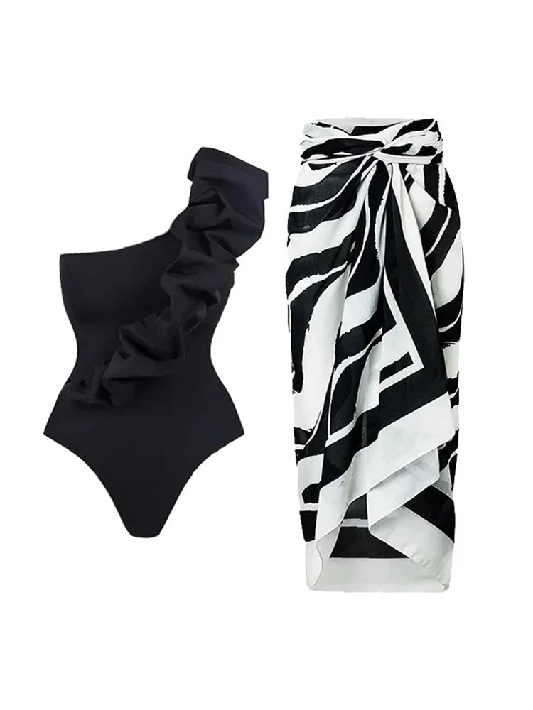 Traje de baño entero sólido