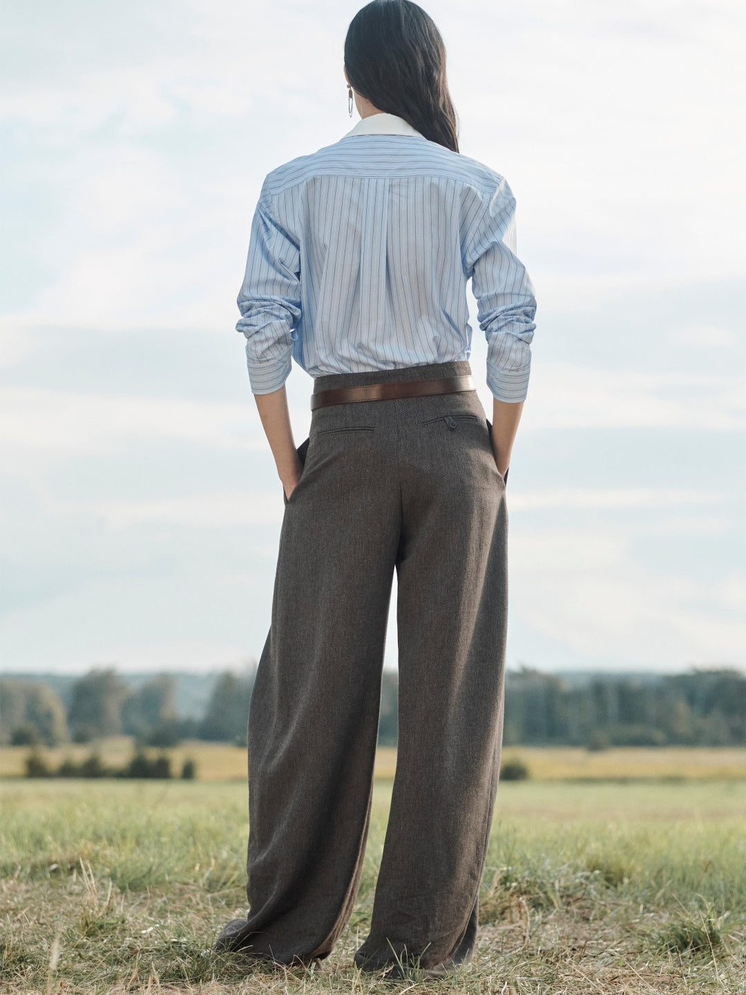 Casual Loose Pleated Pants