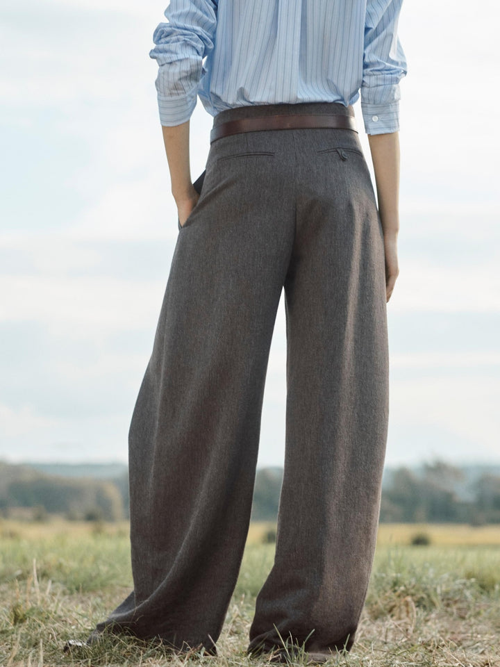 Casual Loose Pleated Pants