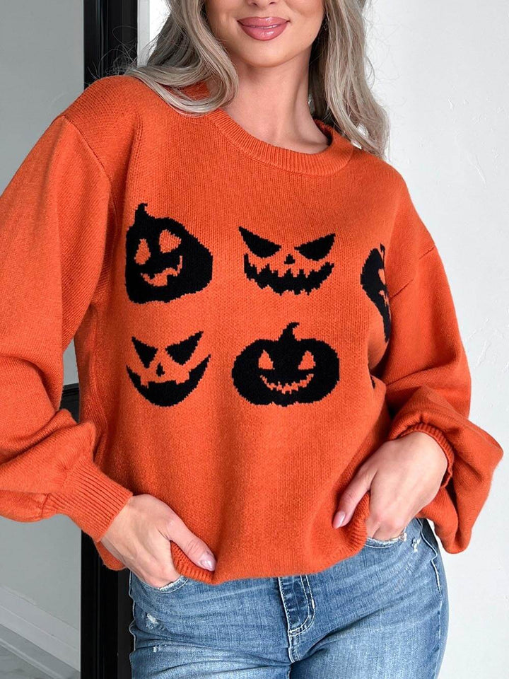 Dýně Carvin Knit Halloween svetr