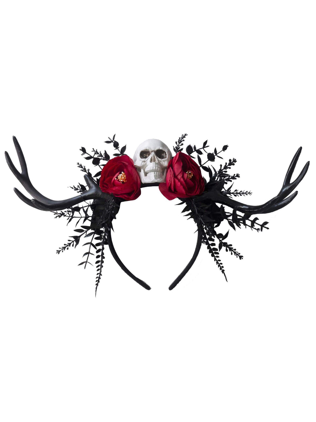 Halloween Flower Antler Pannband Crown