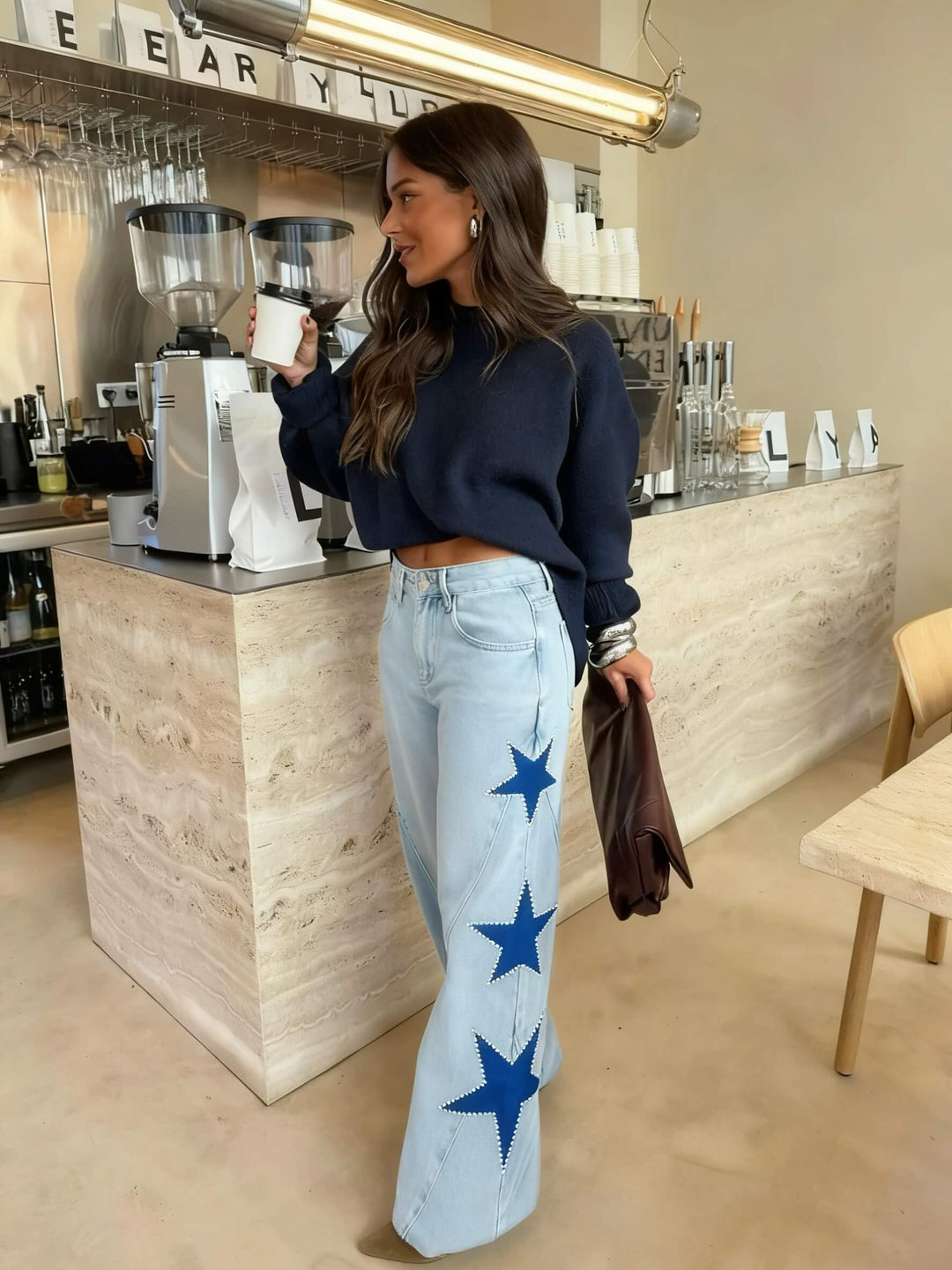 Casual Star Straight Jeans