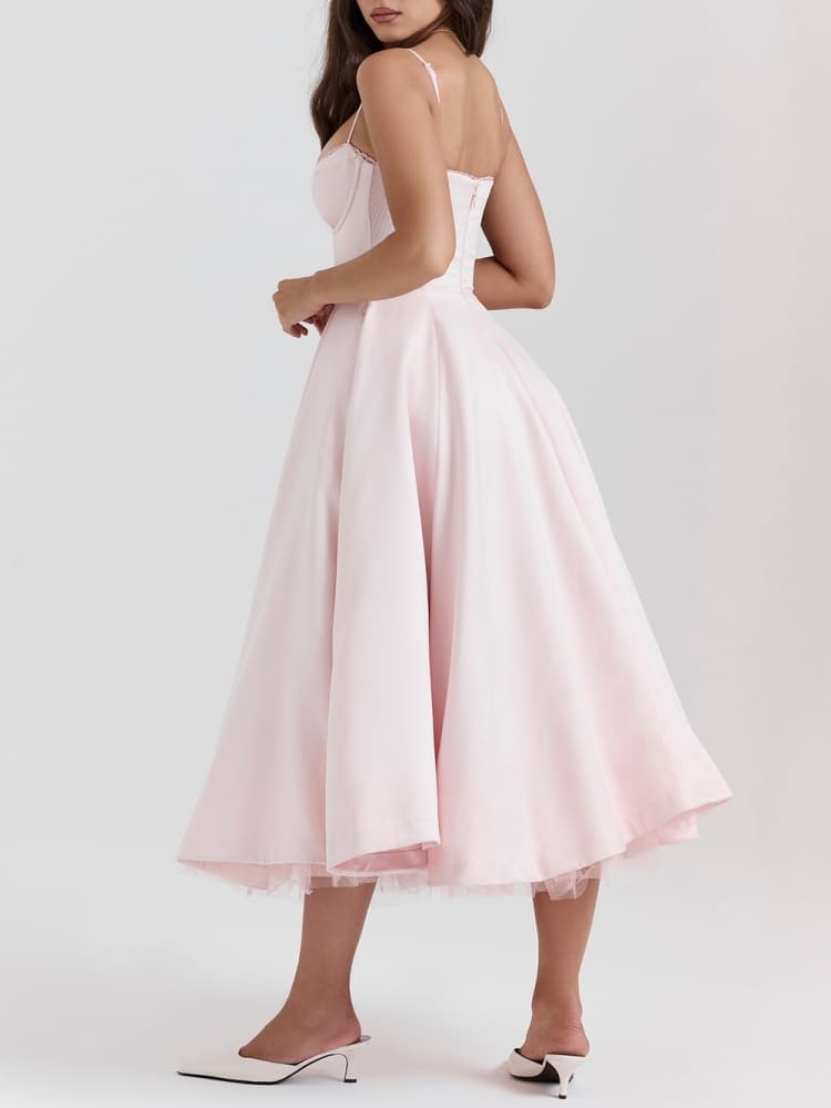 Ballerina Pink Midi Dress