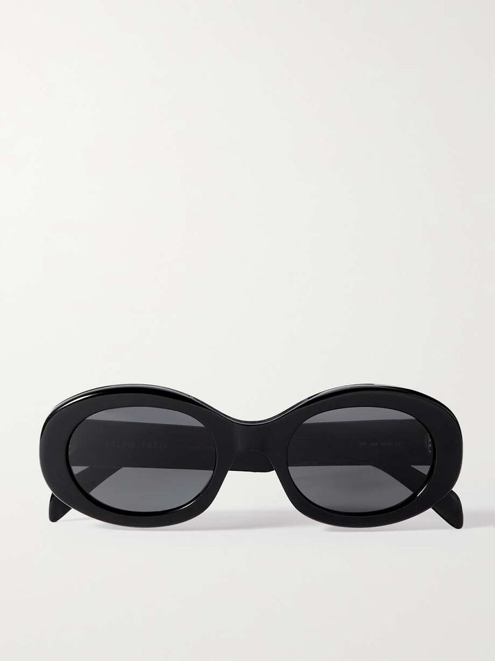 Oval Acetate Sunglasses